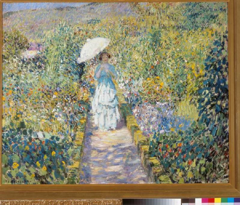 Der Gartenweg. von Frederick Karl Frieseke