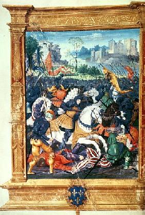 Francois I (1494-1547) at the Battle of Marignano, 14th September 1515