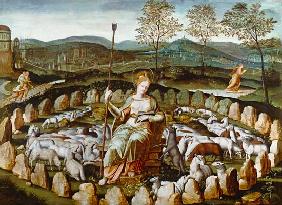 St. Genevieve Guarding her Flock