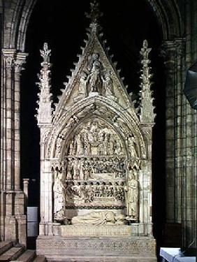 Tomb of Dagobert I (605-39) King of the Franks, restored by Adolphe Victore Geoffrey-Dechaume (1816- c.1263