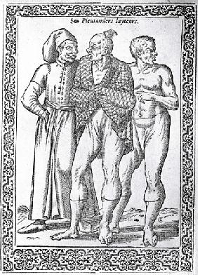 Turkish Wrestlers, illustration from ''Les navigations, peregrinations et voyages, faicts en la Turk