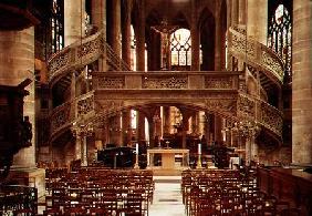 View of the rood-screen built in 1