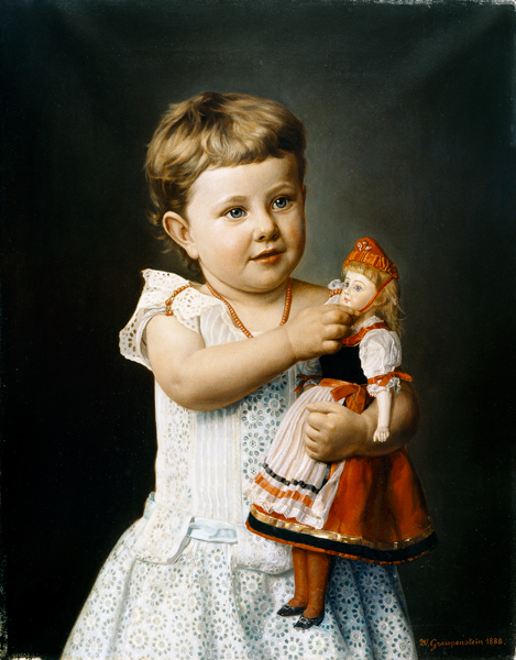 The Artist's Granddaughter, Olga Graupenstein von Friederich Wilhelm Graupenstein
