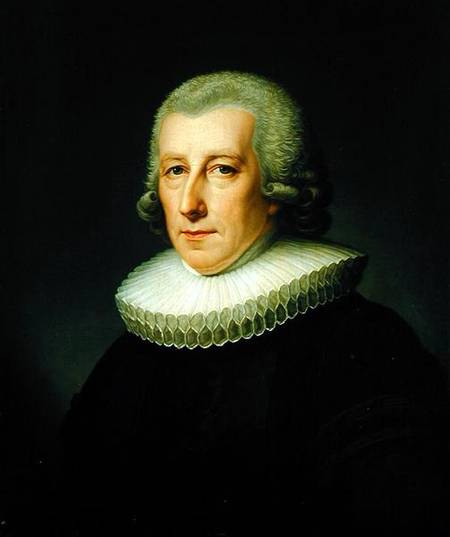 Portrait of Pastor Johann Bernhard Klefeker von Friedrich Carl Gröger