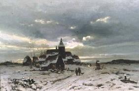 A Village in the Snow