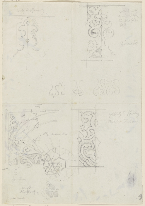 Geometrische Muster von Friedrich Maximilian Hessemer