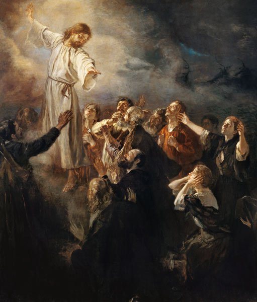 Die Himmelfahrt Christi. von Fritz von Uhde