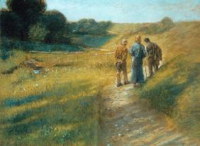 Der Gang nach Emmaus / Fritz von Uhde