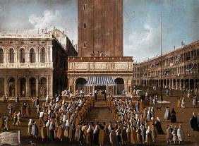 Public Lottery at the Loggetta, the Piazza San Marco, Venice