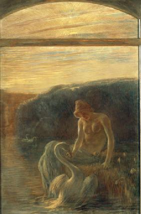 G.Previati, Leda