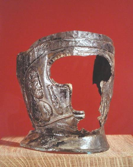 Gallo-Roman gladiator's mask von Gallo-Roman