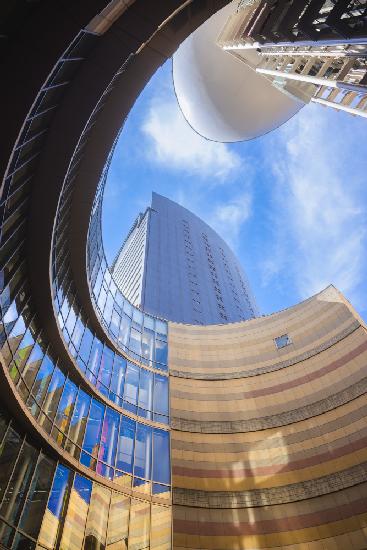 Architektonische Schönheit der Namba Parks