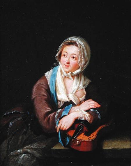 Lady with a Musical Instrument von Georg Melchior Kraus