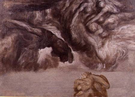 Study for 'My Punishment is Greater than I can Bear' von George Frederick Watts