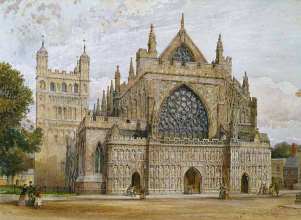 West Front, Exeter Cathedral von George Nattress