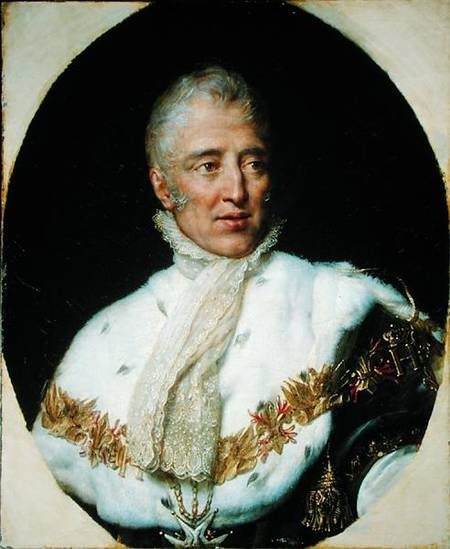 Portrait of Charles X (1757-1836) King of France von Georges Rouget