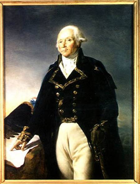 Portrait of Francois-Christophe Kellermann (1735-1820) von Georges Rouget