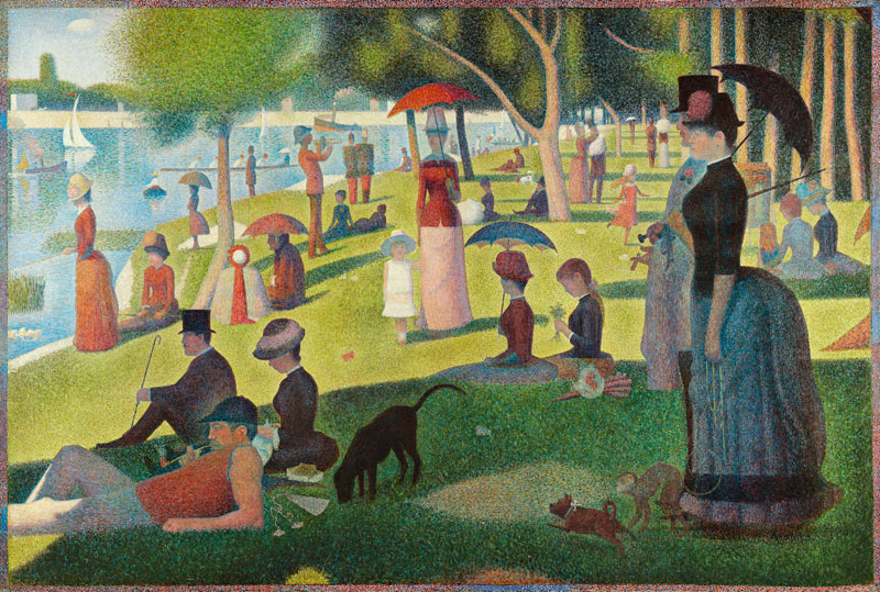 Ein Sonntagnachmittag auf der Insel La Grande Jatte von Georges Seurat