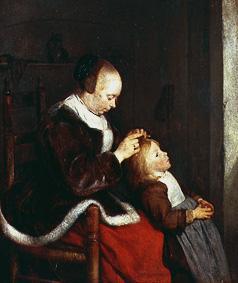 Muttersorgen von Gerard ter Borch or Terborch