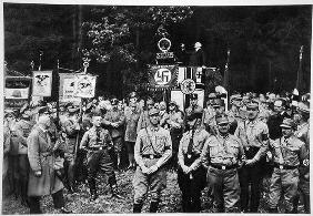 Bruno Doehring (1879-1961) Court Preacher to the Nazis making an address to the Evangelists at Bad H 19th