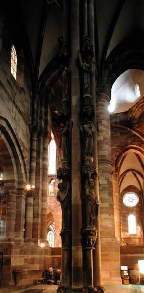The Angels' Pillar, in the south transept c.1230