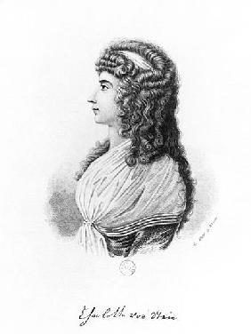 Charlotte von Stein, born von Schardt, late 18th century-early 19th century; engraved by G. Wolf