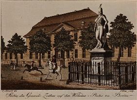 Statue of General von Ziethen in Wilhelm Platz, Berlin