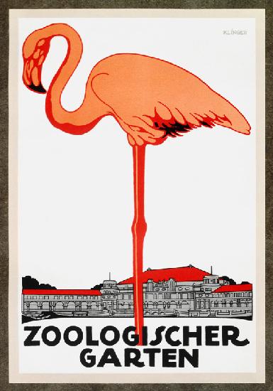 Poster vom Zoologischen Garten, Berlin 1927
