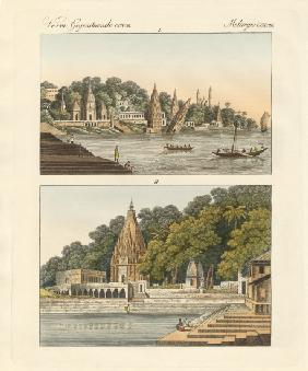 Benares and its pagodas