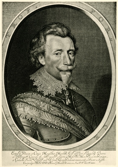 Ernst Graf von Mansfeld von German School, (19th century)