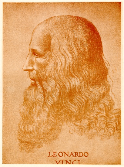 Leonardo da Vinci von German School, (19th century)