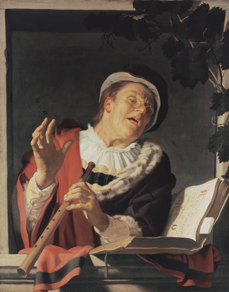 Der Flötenspieler von Gerrit van Honthorst