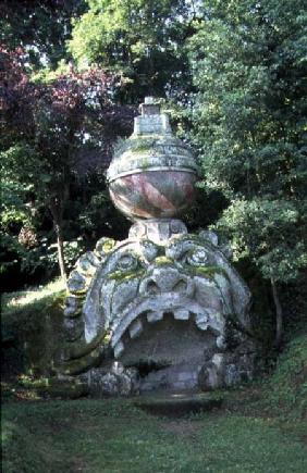 The Mouth of Hell, from the 'Parco dei Mostri' (Monster Park) gardens laid out between 1550-63 for D