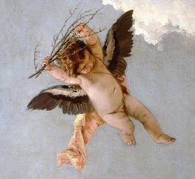 G.B.Tiepolo, Putto mit Dornenzweigen