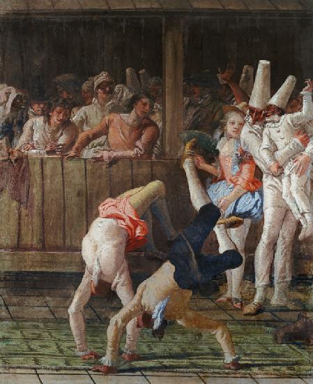 Die Gaukler (Saltimbanchi, Colombina e Pulcinella)