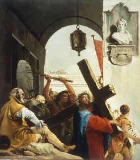 Die Kreuztragung: Christus schultert das Kreuz 1749