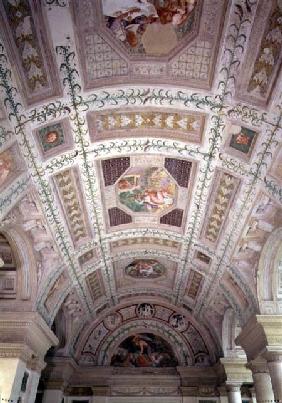 The Loggia di Davide (or D'Onore), ceiling depicting biblical subjects including a lunette of David