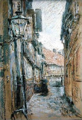 Street at Teilfeld 1890 stel