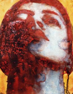 Head, 2000 (w/c on handmade Indian paper) 