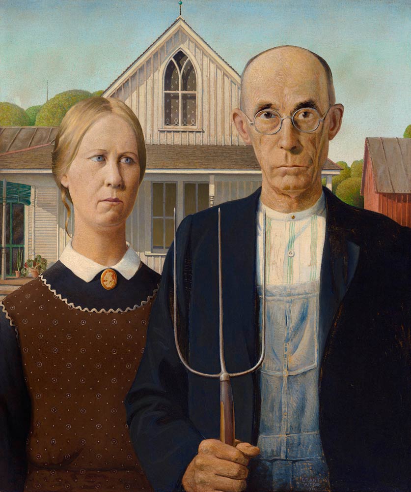 American Gothic von Grant Wood