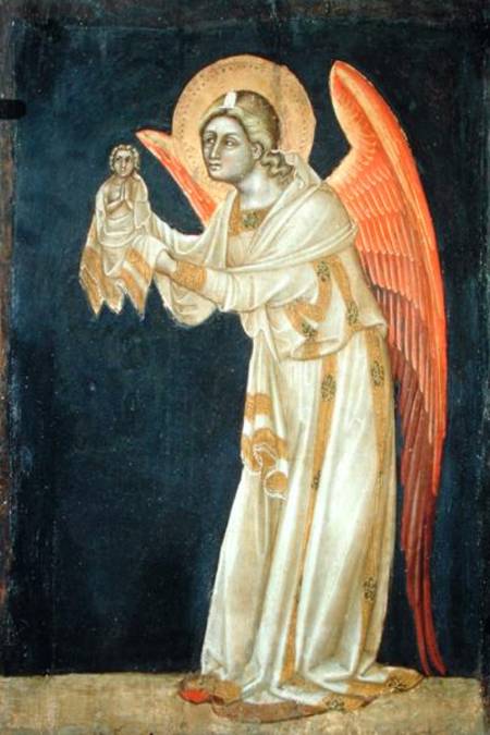 Angel Presenting a Soul von Guariento d` Arpo