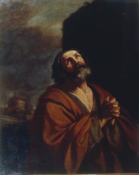 Guercino / The repentent Petrus