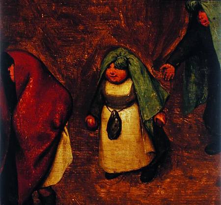 Children's Games, detail of the left-hand section von Giuseppe Pellizza da Volpedo