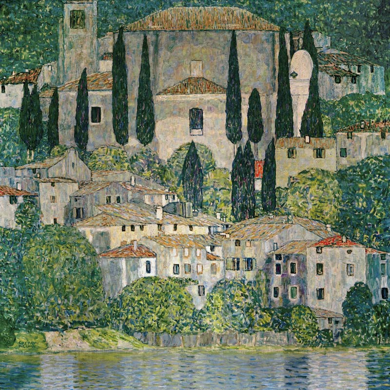 Kirche in Cassone von Gustav Klimt