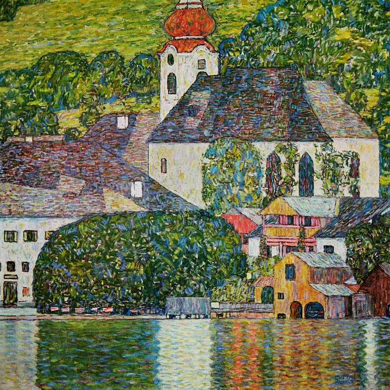 Kirche in Unterach am Attersee von Gustav Klimt