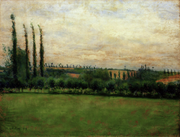 Wiese von Gustave Caillebotte