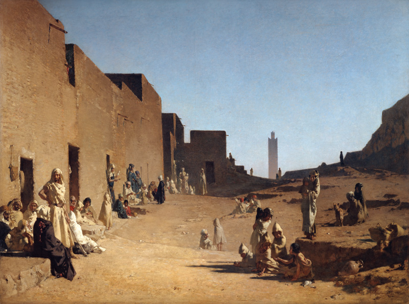 Laghouat in the Algerian Sahara von Gustave Guillaumet
