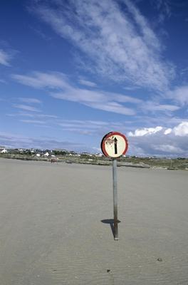 Zeichen im Sand