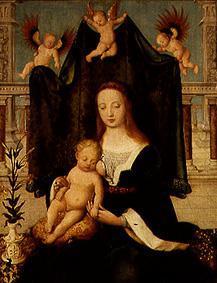 Muttergottes mit Kind (auf dem Altan) um 1518