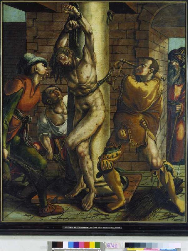 Die Geisselung Christi. von Hans Holbein d.J. (Werkstatt)